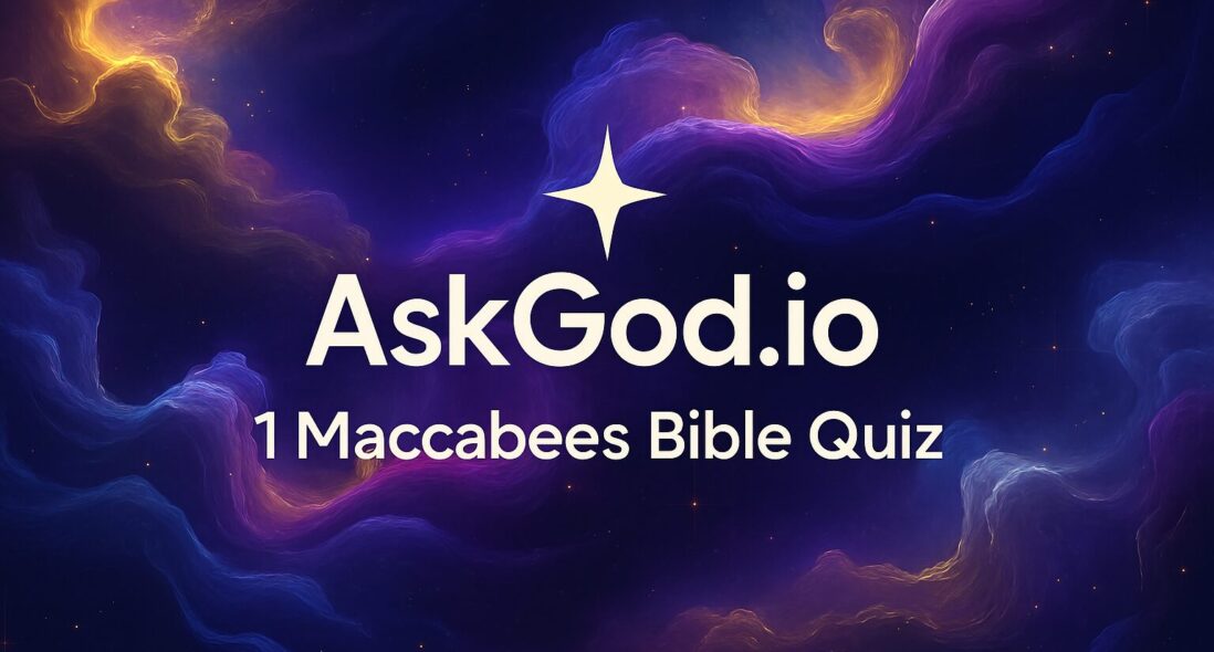 1 Maccabees Bible Quiz